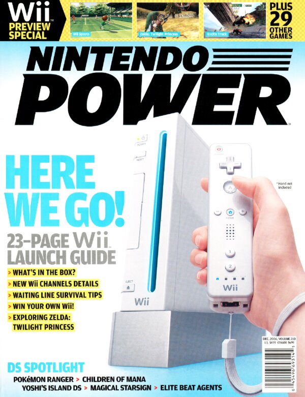 Nintendo Power Issue 210 (December 2006) cover